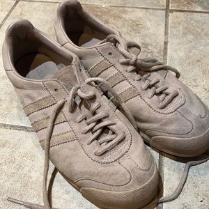 Adidas nude colored sneakers